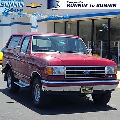 1991 Ford Bronco Silver Anniversary VIN: 1FMEU15H8MLA52720