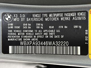 2006 BMW X3 3.0i WBXPA93446WA32220 in Saint Louis, MO 39