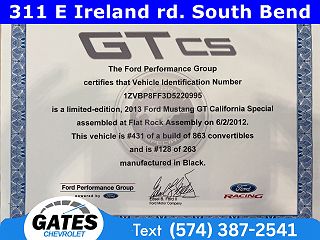 2013 Ford Mustang GT 1ZVBP8FF3D5220995 in South Bend, IN 9