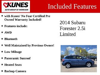 2014 Subaru Forester 2.5i JF2SJAHC0EH531249 in Morrison, IL 3