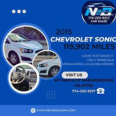 2015 Chevrolet Sonic LT 1G1JC5SG6F4119085 in Marlborough, MA 1