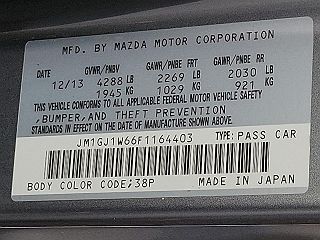 2015 Mazda Mazda6 i Grand Touring JM1GJ1W66F1164403 in Easton, PA 29