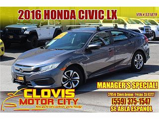 2016 Honda Civic LX VIN: 2HGFC2F50GH531819