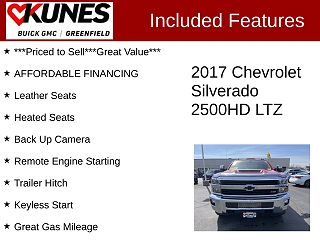 2017 Chevrolet Silverado 2500HD LTZ 1GC1KWEY4HF223148 in Milwaukee, WI 2