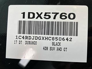 2017 Dodge Durango GT 1C4RDJDGXHC850642 in West Valley City, UT 23