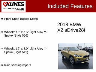 2018 BMW X2 sDrive28i WBXYJ3C3XJEJ84846 in Sycamore, IL 3