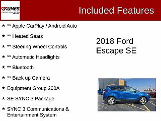2018 Ford Escape SE 1FMCU9GD1JUB65849 in Sterling, IL 2