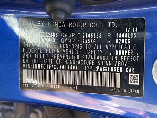 2018 Honda Civic EXL JHMFC1F7XJX017004 in Colorado Springs, CO 16