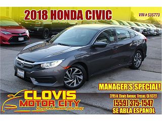 2018 Honda Civic EX 2HGFC2F7XJH535773 in Fresno, CA