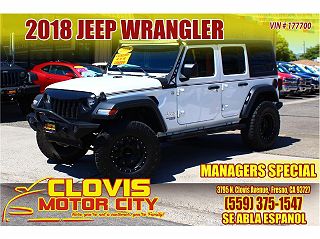 2018 Jeep Wrangler Sport 1C4HJXDG2JW177700 in Fresno, CA