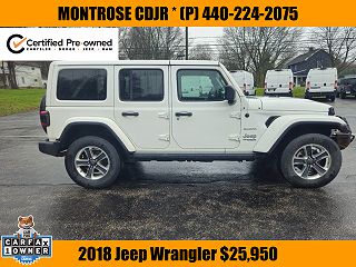 2018 Jeep Wrangler Sahara 1C4HJXEN9JW224427 in Kingsville, OH 3