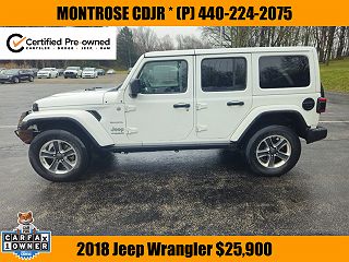 2018 Jeep Wrangler Sahara 1C4HJXEN9JW224427 in Kingsville, OH