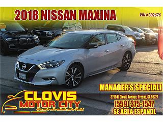 2018 Nissan Maxima SV 1N4AA6AP0JC392676 in Fresno, CA