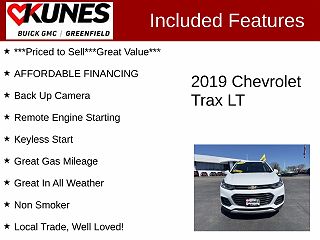 2019 Chevrolet Trax LT 3GNCJLSB9KL381807 in Milwaukee, WI 2