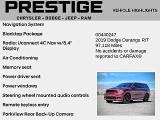 2019 Dodge Durango R/T 1C4SDHCT6KC847852 in Las Vegas, NV 2