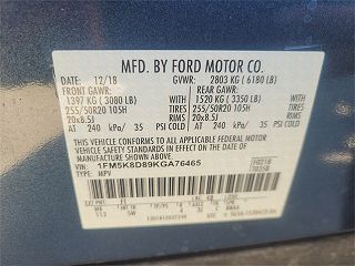 2019 Ford Explorer XLT 1FM5K8D89KGA76465 in Saint Petersburg, FL 22