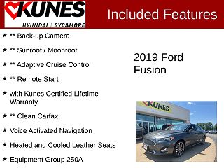 2019 Ford Fusion Titanium 3FA6P0D95KR241706 in Sycamore, IL 2