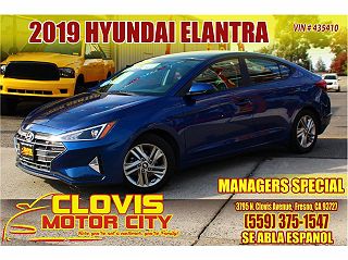 2019 Hyundai Elantra SEL VIN: 5NPD84LF1KH435410