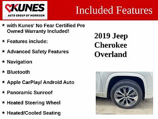 2019 Jeep Cherokee Overland 1C4PJLJX8KD371735 in Morrison, IL 3