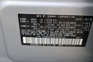 2019 Subaru Outback 2.5i Limited 4S4BSANC8K3356219 in Charlotte, NC 45