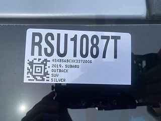 2019 Subaru Outback 2.5i 4S4BSABCXK3372006 in Rutland, VT 45