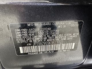 2019 Subaru WRX STI JF1VA2V69K9823722 in Bossier City, LA 15