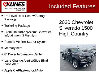 2020 Chevrolet Silverado 1500 High Country 1GCUYHEL5LZ149340 in Sycamore, IL 2