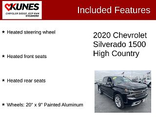 2020 Chevrolet Silverado 1500 High Country 1GCUYHEL5LZ149340 in Sycamore, IL 3