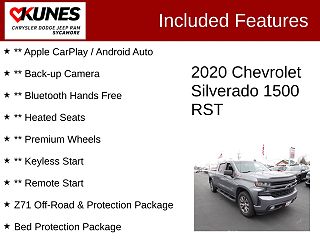 2020 Chevrolet Silverado 1500 RST 1GCUYEED7LZ321150 in Sycamore, IL 2