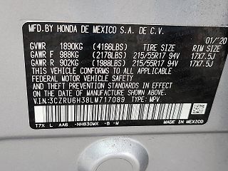 2020 Honda HR-V LX 3CZRU6H38LM717089 in Danville, PA 24