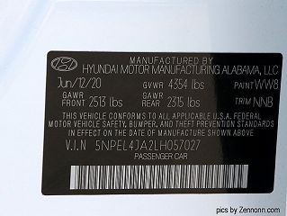 2020 Hyundai Sonata SEL 5NPEL4JA2LH057027 in Wheeling, IL 28