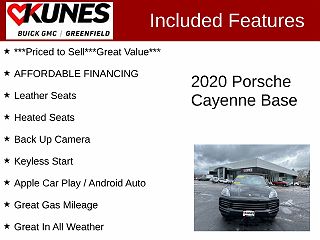 2020 Porsche Cayenne Base WP1AA2AYXLDA03226 in Milwaukee, WI 2