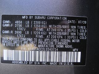 2020 Subaru Outback Premium 4S4BTACC2L3243724 in Belmont, MA 19