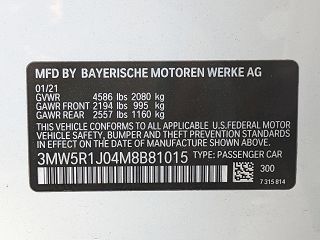 2021 BMW 3 Series 330i 3MW5R1J04M8B81015 in Palmdale, CA 32