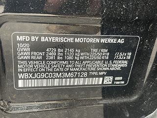 2021 BMW X1 xDrive28i WBXJG9C03M3M67128 in Terryville, CT 21