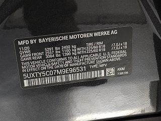 2021 BMW X3 xDrive30i 5UXTY5C07M9E96531 in Schaumburg, IL 35