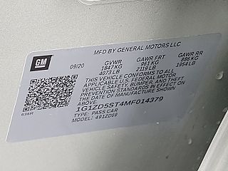 2021 Chevrolet Malibu LT 1G1ZD5ST4MF014379 in Bellevue, PA 23