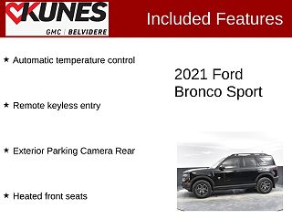2021 Ford Bronco Sport Badlands 3FMCR9D98MRB36636 in Belvidere, IL 2