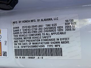 2021 Honda Pilot Special Edition 5FNYF5H26MB014349 in Indian Trail, NC 39