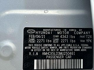 2021 Hyundai Ioniq Limited KMHCX5LD3MU250461 in Holyoke, MA 26