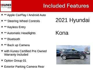 2021 Hyundai Kona SE KM8K12AA2MU599616 in Sterling, IL 2