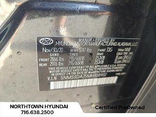 2021 Hyundai Santa Fe SEL 5NMS3DAJ5MH308902 in Amherst, NY 37