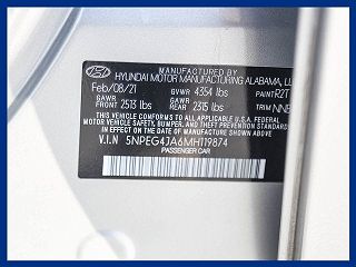 2021 Hyundai Sonata SE 5NPEG4JA6MH119874 in Los Angeles, CA 31