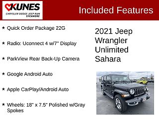 2021 Jeep Wrangler Sahara 1C4HJXEN0MW752118 in Sycamore, IL 2