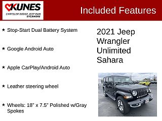 2021 Jeep Wrangler Sahara 1C4HJXEN0MW752118 in Sycamore, IL 3