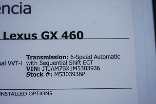 2021 Lexus GX 460 JTJAM7BX1M5303936 in Valencia, CA 23