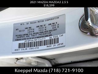 2021 Mazda Mazda3 S JM1BPAAL9M1334515 in Jackson Heights, NY 20