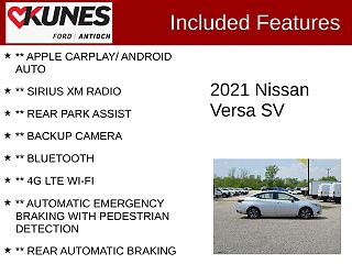 2021 Nissan Versa SV 3N1CN8EV0ML838896 in Antioch, IL 2