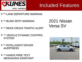 2021 Nissan Versa SV 3N1CN8EV0ML838896 in Antioch, IL 3