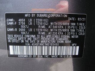 2021 Subaru Outback Limited 4S4BTANC1M3185460 in Belmont, MA 20